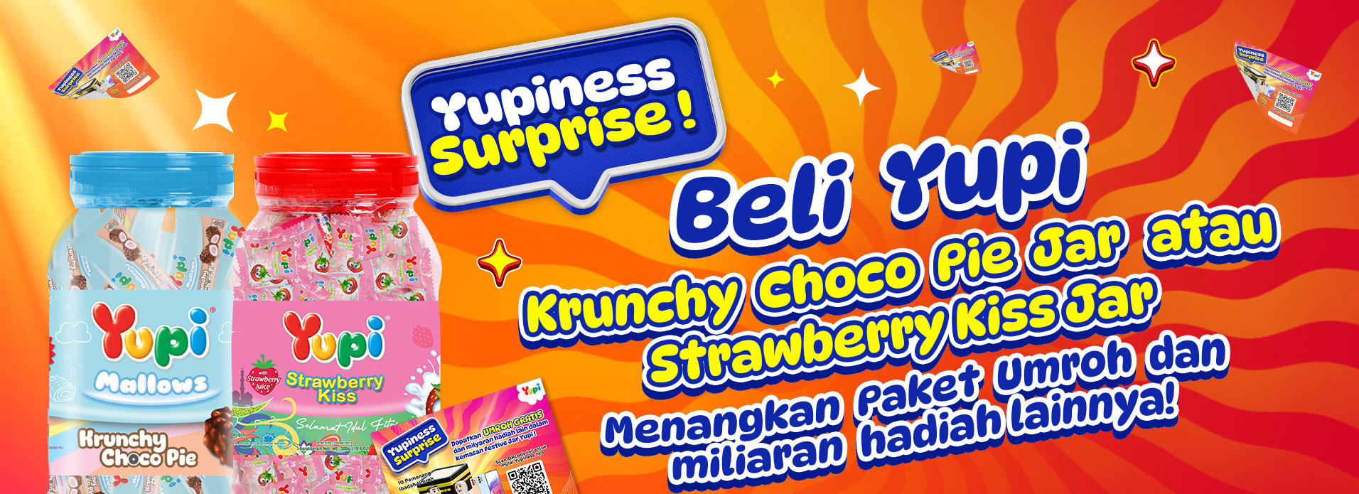 Cara ikutan Yupi Surprise - langkah pertama