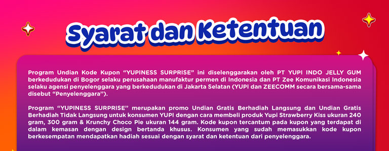 Syarat dan ketentuan promo tampilan mobile